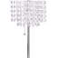 19"H CHROME CRYSTAL INSPIRED PULL TABLE LAMP (1PC/CTN), Clean Touch To This Delightful 19" Lamp, Table Lamp-1994584509