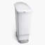 simplehuman 40 Liter / 10.6 Gallon Slim Kitchen Step Trash Can with Secure Slide Lock, Plastic-2381615