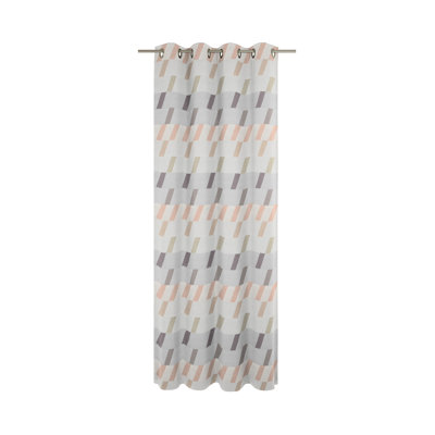 Lopez Polyester Room Darkening Curtain Single Panel