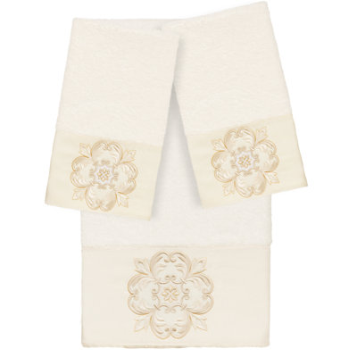 ALYSSA 3 Piece Turkish Cotton Towel Set