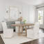 Amaya Upholstered Fabric Dining Chair Beige Set Of 2