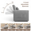 Canapé-lit rembourré avec lit escamotable et chaise longue - Accoudoirs de rangement larges et poches latérales pour le salon, la chambre à coucher ou le bureau personnel-566539130-785648011