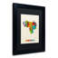 « venezuela aquarelle map », impression sur toile encadrée-15722230