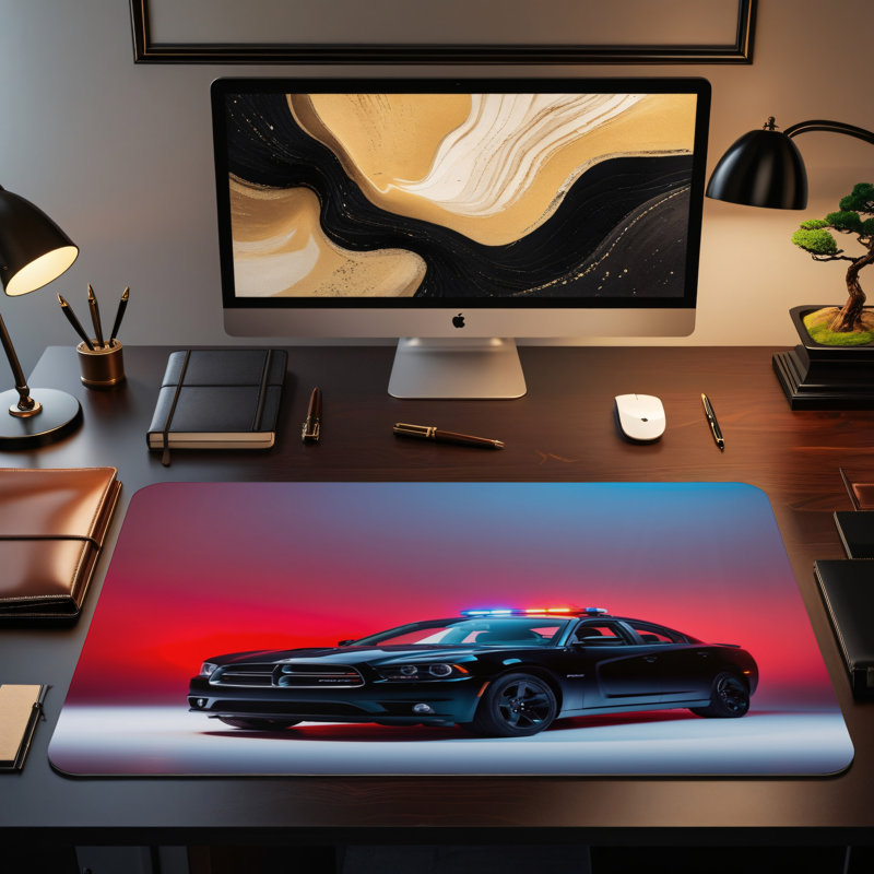 Polyester Desk Pad, 14.4x12.1