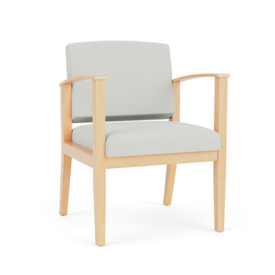 Amherst Wood Waterfall Waiting Reception End Table Metal Frame High Pressure Laminate Top