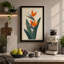 Bird of Paradise Bloom Botanical - Wrapped Canvas-1719962198-1719962222
