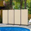 324cm W x 180cm H 4 - Panel Metal Folding Room Divider-2109446400