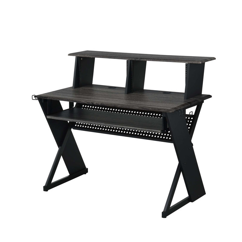 Bureau de musique avec plateau à clavier