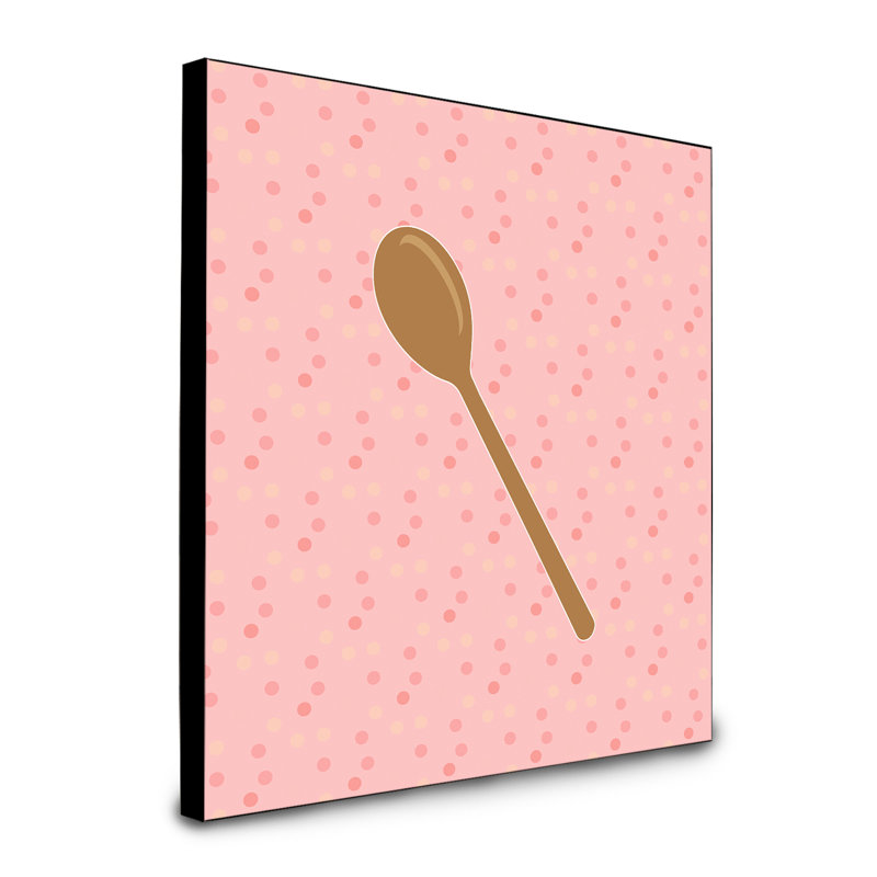 Panneau mural en bois-cuillère Sommet, Rose