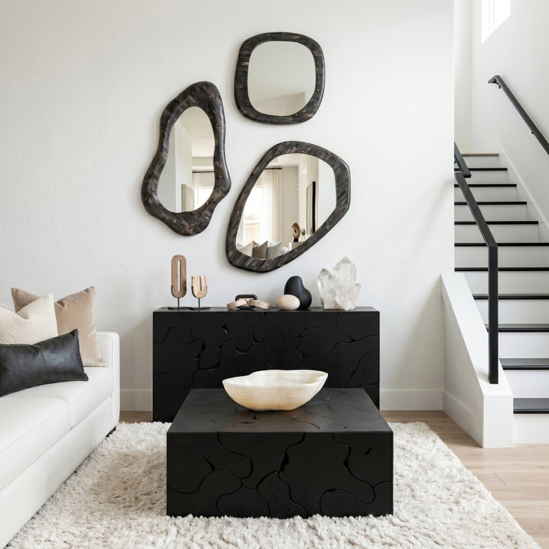 Slice 60" Solid Wood Console Table