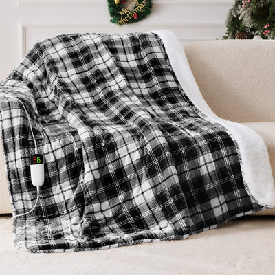 Heated Weighted Blanket – 2-In-1 Electric Heating Pad, 10 Heat Levels, 1-8H Auto Off Gift For Mom, Dad, Partner & Couples