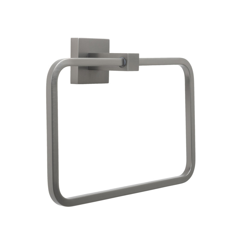 Gunmetal Gray Wall Mounted Brass Towel Ring
