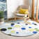 Candelo Hand Tufted Wool Polka Dots Rug