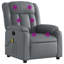 Fauteuil de massage inclinable, réglable, en cuir-269357613