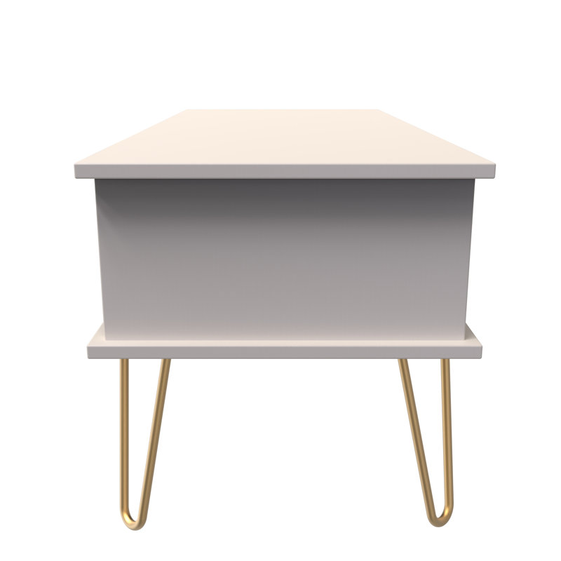 Diamond 1 Drawer Coffee Table, Beige