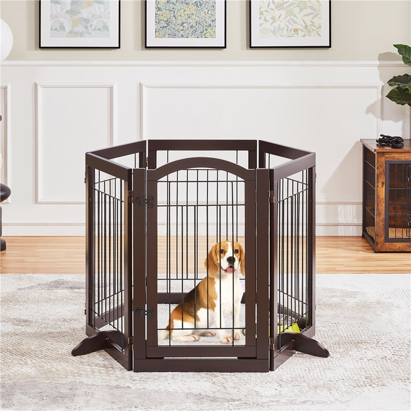 Barrière pour animaux autoportante, Espresso