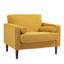 Iliana 34.6'' Wide Square Arm Tufted Club Chair with 2 Pillows-1492055260