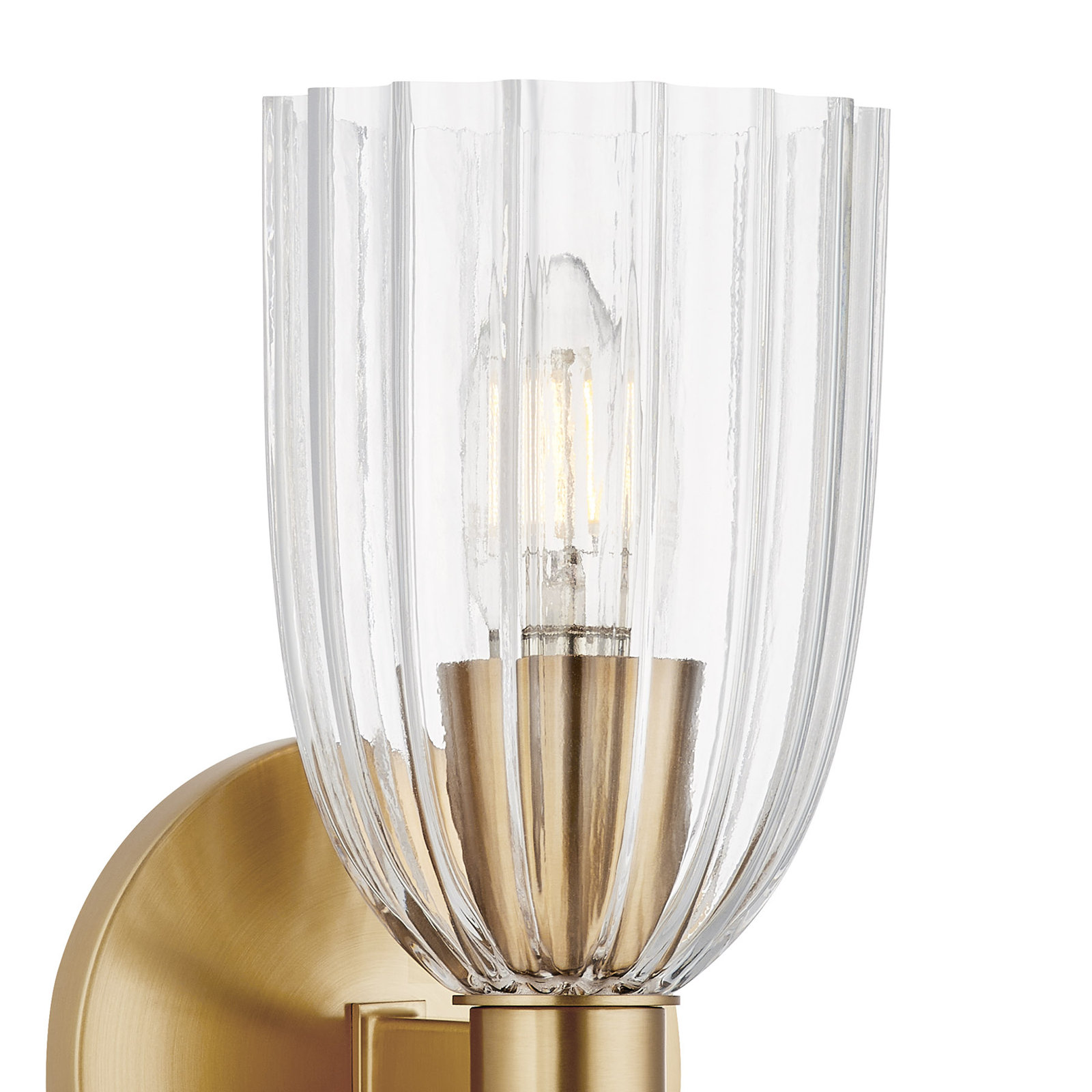 Whistler 2-Light Brass Sconce