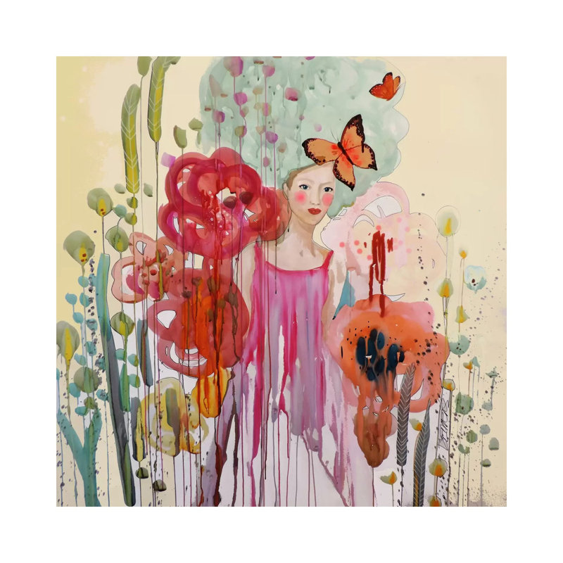Les Temps Presents by Sylvie Demers - Gallery-Wrapped Canvas Giclée on Canvas, Canvas, 45.72 cm H x 45.72 cm W x 1.91 cm D