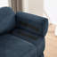 Canapé 2 places avec 2 repose-pieds, coussins de siège épais et confortables pour le salon-133328997