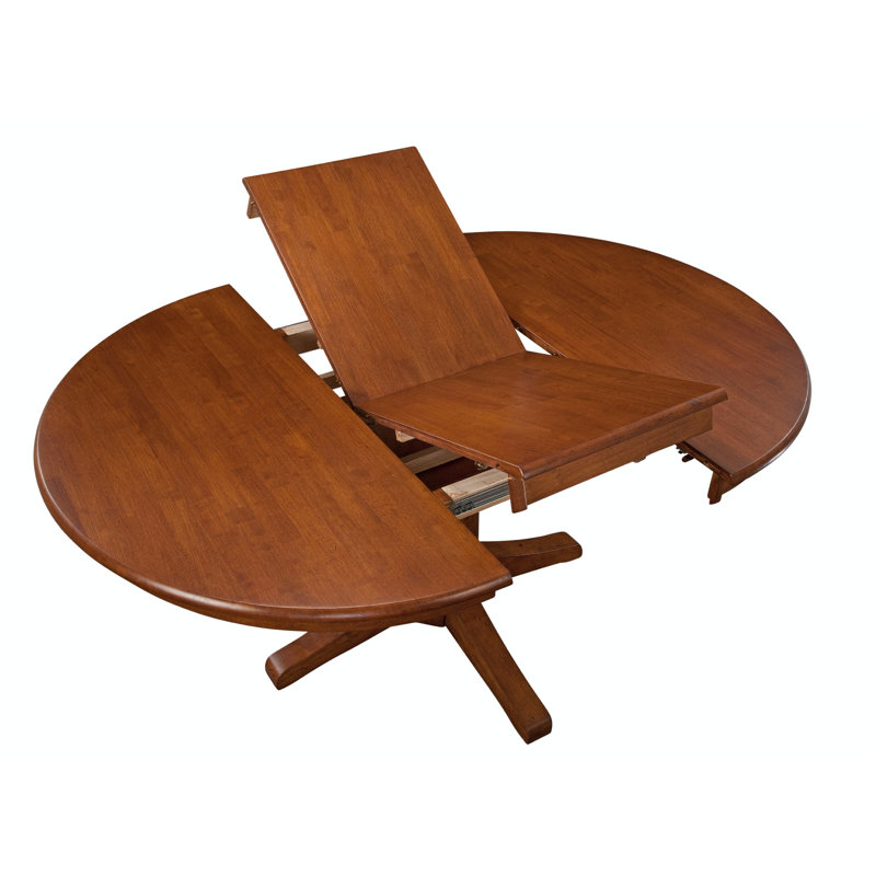 Hues Solid Wood Dining Table, Havana