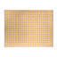 Tapis jaune / blanc à carreaux-53650400