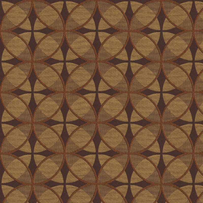 Guaranteed in Stock Clockwork Recycled Polyester, Polyester and Cotton Fabric, Copper