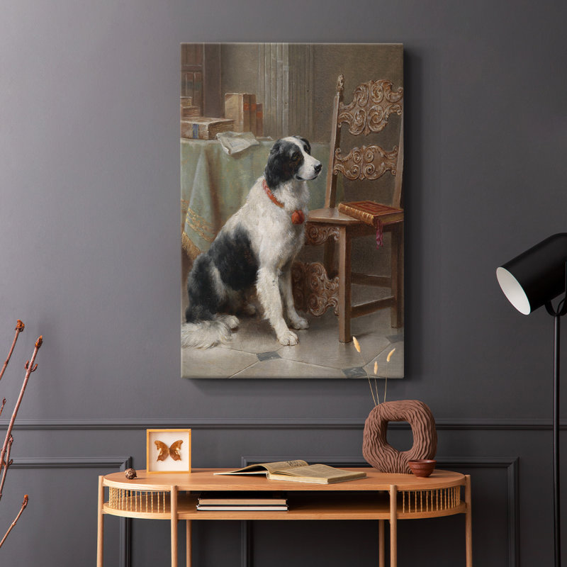 Imprimé animal rétro LIX - Cavas enveloppés de galerie, H 48 po x l 32 po