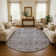 Premium Machine Washable Larock AMF1228 Global Rug