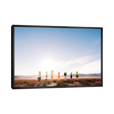 Seven Magic Mountains Sunrise V by Bethany Young - Print on Canvas