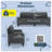 Serta Palisades Track Arm Sofa, Easy Care Fabric, Soft Pillow Back, Pocket Coil Seat Cushions-25783344-125119069