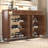 Walnut Solid Wood Shoe Storage Bench