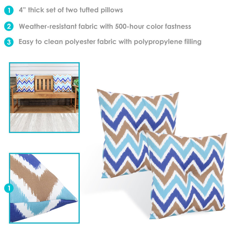 Coussins décoratifs 19 po, Bonheur chevron