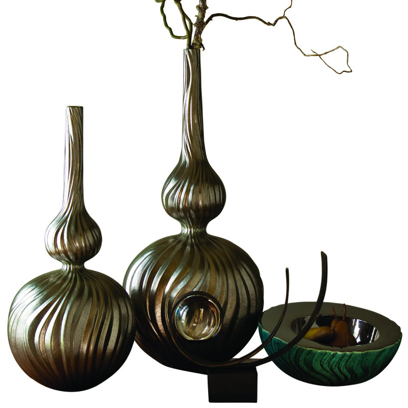 Magura Vase, 30" H x 13" W x 13" D, Snow