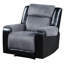 Fauteuil inclinable gris / noir