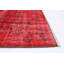 Tapis intérieur rouge foncé en laine noué à la main Rectangle-231163388