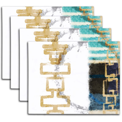 Polyester Abstract Rectangle Placemat