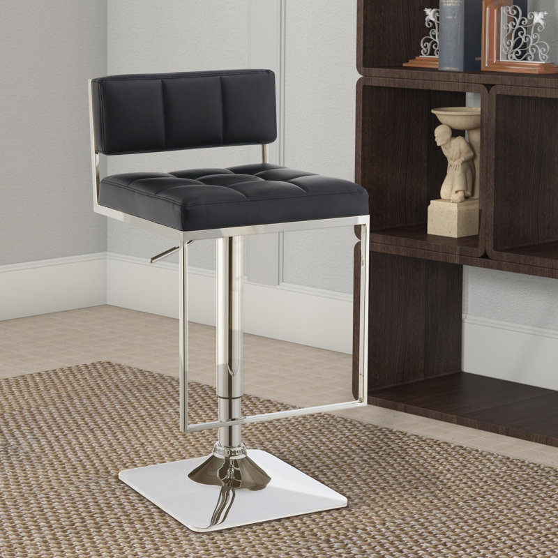 Tabouret de bar Kaylaa, Noir