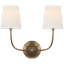 Thomas O'Brien Vendome Double Sconce-89360084-51180027