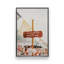 Reproduction sur toile Positano Welcome, dans un cadre doré poli, 30 po x 20 po-567245812-567245813