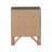 Elegant Gray Storage Nightstand
