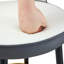 Tabouret de comptoir pivotant avec dossier bas et repose-pieds en métal 25 po AriaHome-1590948369-1607245630