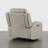 Top Grain Leather Dual-Motor Lay-flat Recliner with Power Headrest-116105048