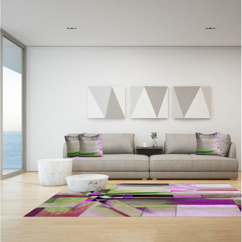 Gastineau Geometric Area Rug, Rectangle 140 x 200cm