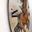 Peinture d'un cheval dans la course - Horloge murale de ferme-60280351