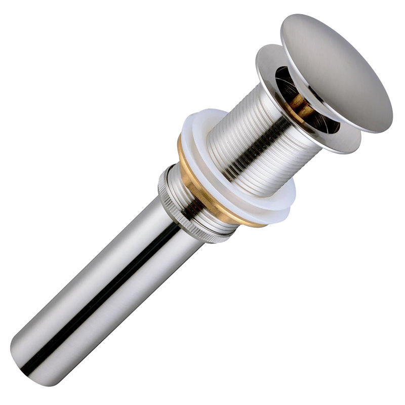 2.59'' W Pop-Up, Brushed Nickel, No