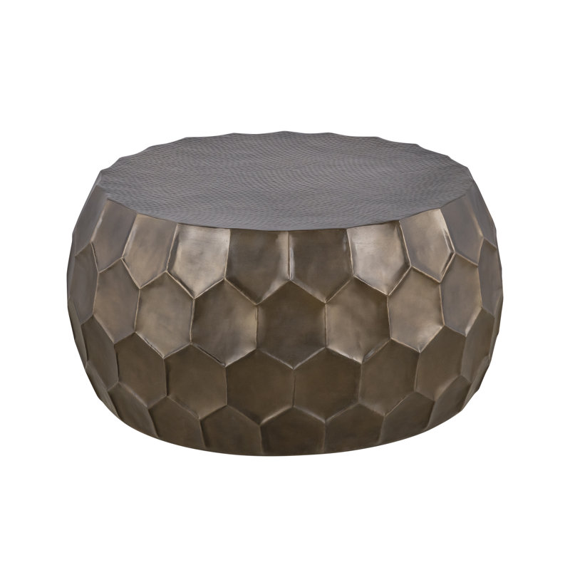 Table basse 32 po, table de campagne moderne en aluminium moderne