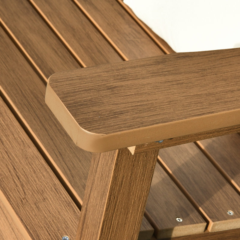 Ensemble de chaises berçantes en plastique Leiser, Brun