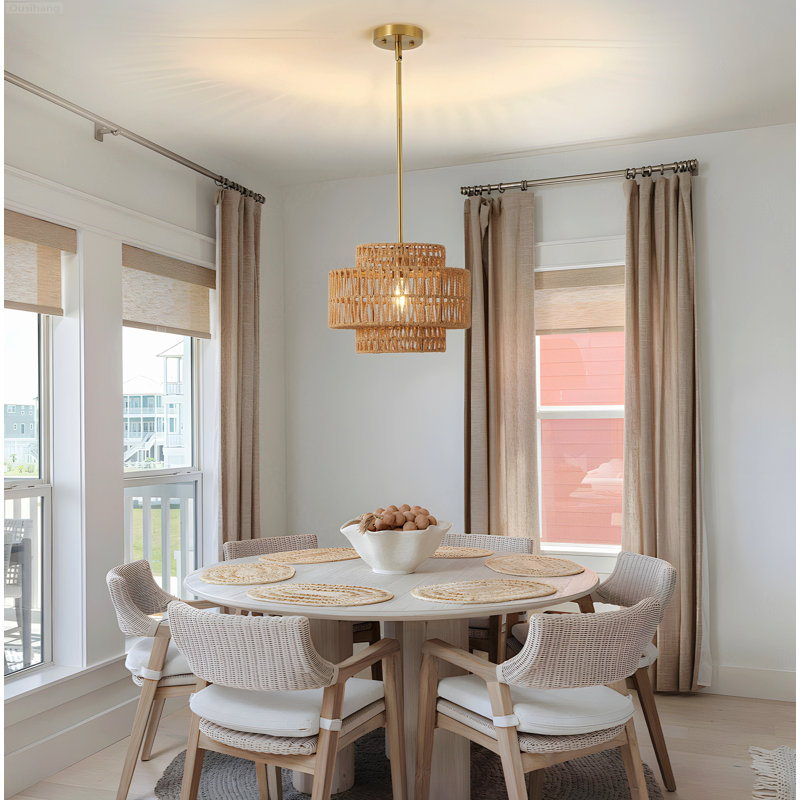 Luminaire suspendu 12,6 po Boho Farmhouse, 1-Light