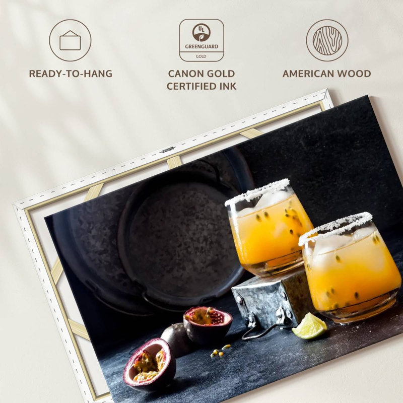Yarlin Mango Passionfruit Cocktails, 34" H x 51" W